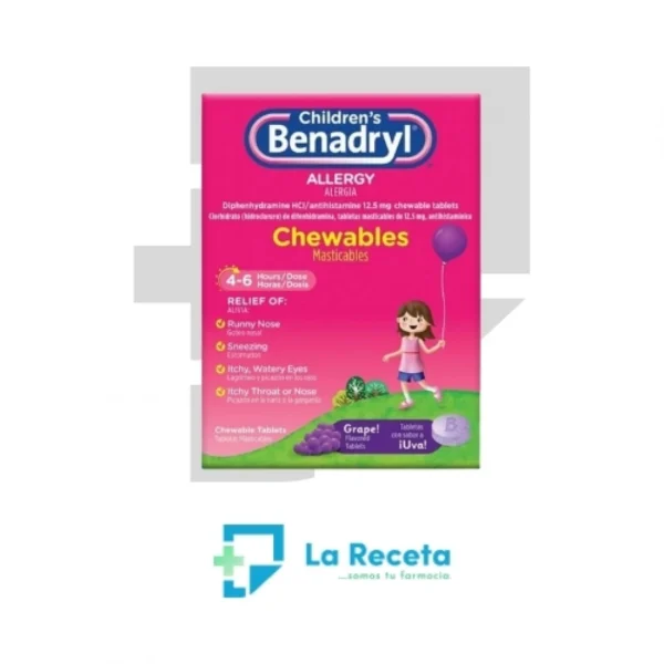 Childrens Benadryl Chewables Grape