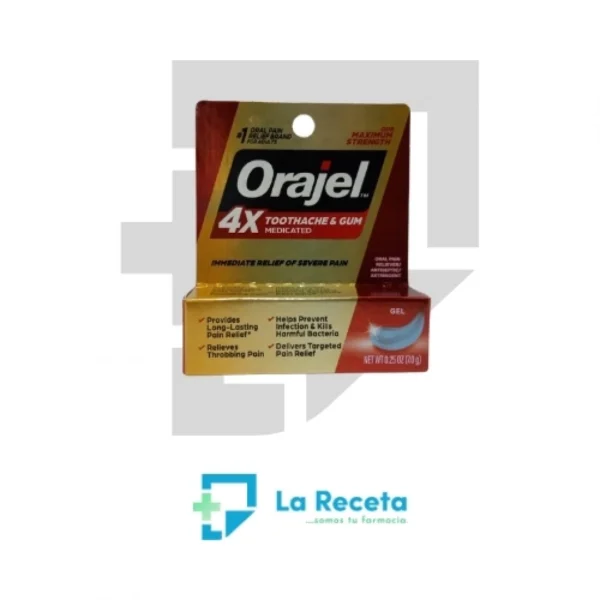 Orajel 4X Toothache & Gum Medicated