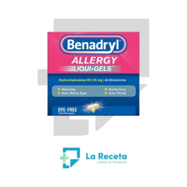 Benadryl Allergy Liquid Gels