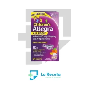 Children's Allegra Dissolve Tab Orange