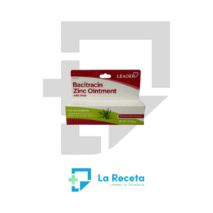 Leader Bacitracin Zinc Ointment with Aloe