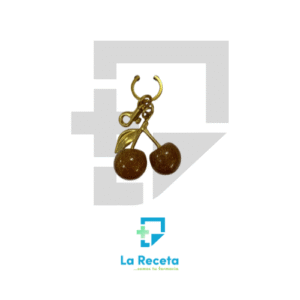 Gold Cherry Bag Charm