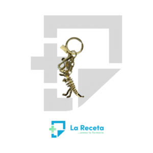 Gold Dinosaur Bag Charm