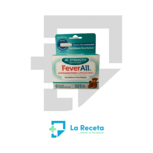 Fever All Jr Strenght Suppositories