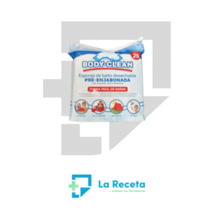Body-Clean Esponja de Baño desechable pre-enjabonada