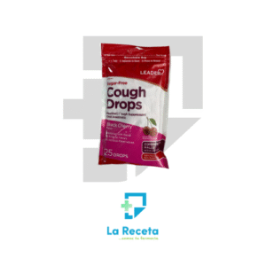Leader Cough Drops Sugar Free Black Cherry
