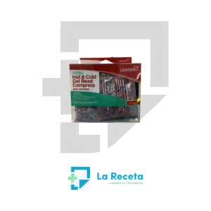 Leader Hot & Cold Gel Bead Compress Back with Strap