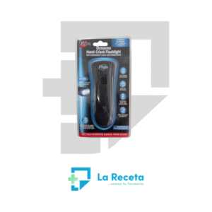 Dynamo Hand-Crank Flashlight with Emergency Radio and Power Bank