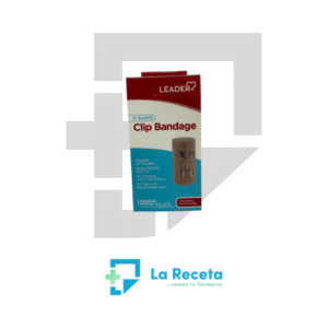 Leader Clip Bandage 4" Elastic