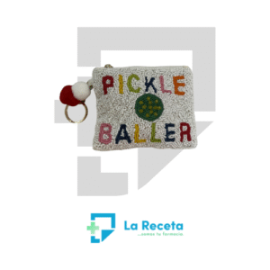 Beaded Pickle Baller Coin Purse