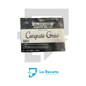 Balloon Banner "Congrats Grad" 16in