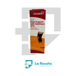 Leader Knee Support with Stabilizers S/M Slip-On
