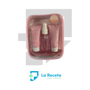 Peach 3 piece travel set