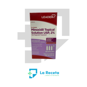 Leader Women Minoxidil Topical Solution 2%
