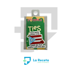 Tiestos Viajeros Sticker "Aquí nadie quiso irse, quien se fue sueña con volver"