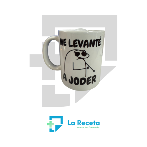 Tiestos Viajeros Taza "Me levanté a joder"