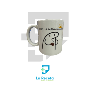 Tiestos Viajeros Taza "Por la mañana café, por la tarde ron"