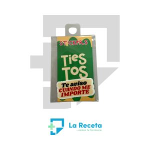 Tiestos Viajeros Sticker "Te aviso cuando me importe"