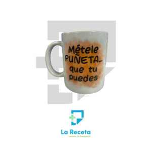 Tiestos Viajeros Taza "Métele puñeta... que tu puedes"
