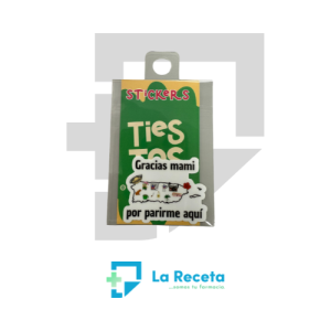 Tiestos Viajeros Sticker "Gracias mami por parirme aquí"