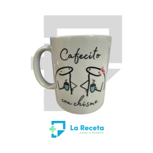 Tiestos Viajeros Taza "Cafecito con chisme"
